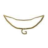 Initial Necklace: G