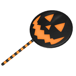Jack-o'-lantern Lollipop