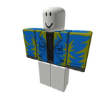 Jacket green and blue