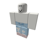 Jeans celestes zapatillas rosas