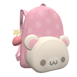 Kawaii Bear Backpack with charms