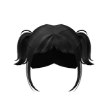 Kawaii Bubbly Mini Pigtails in Black