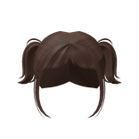 Kawaii Bubbly Mini Pigtails in Brown