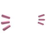 Kawaii Floating Kitten Whiskers