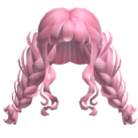 Kawaii Fluffy Braids Pink