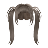 kawaii Gyaru layered pigtails in Blonde