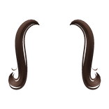 Kawaii Pigtail Extensions in Brown