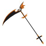 Kawaii Vampire Scythe Orange