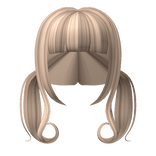 Kawaii Y2K Swirly Pigtails in Blonde