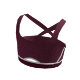 Key Hole Sports Top Maroon