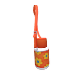 Kidcore Orange Flowered Watterbottle