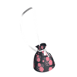 Kinchaku Black Kimono Bag