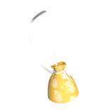 Kinchaku Yellow Kimono Bag