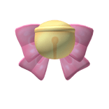 Kitty Bell Front Pink Bow