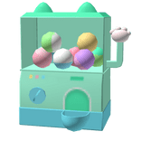 Kitty Gashapon Machine-Green