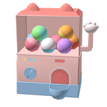 Kitty Gashapon Machine-Pink