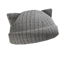 Kitty Knit Beanie (White)