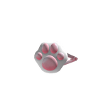 Kitty Paw Clip White