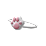 Kitty Paw Eyepatch White