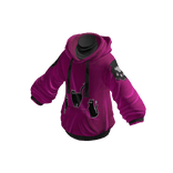 Kitty Paw Oversized Hoodie Hot Pink 