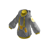 Kitty Paw Oversized Hoodie White