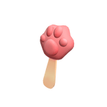 Kitty Paw Popsicle Red
