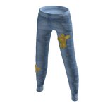 KLOSSETTE - Dab Washed Out Blue Jean Joggers