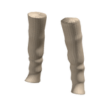 Knitted Leg Warmers Beige