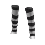 Knitted Leg Warmers Black and White