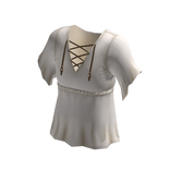 Lace-up T-Shirt - White