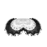 Laced Ruffled Collar in Black