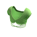 Lacey Cami Crop - Lime Green