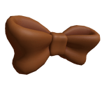 Large Brown Bow Tie