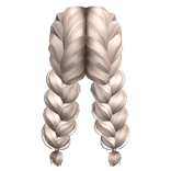 Large French Braids in Blonde