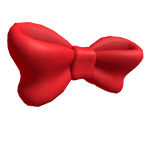 Large Red Bow Tie