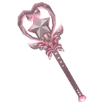 Large Transparent Pink Magic Wand