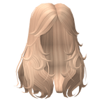 Layered Messy Blowout Hair Blonde