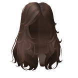 Layered Messy Blowout Hair Brown