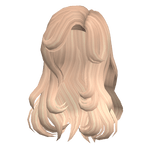 Layered Side Swept Hair in Blonde