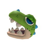 Lazy Dino Hood - Green