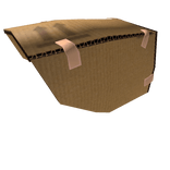 Left Cardboard Shoulder Pad