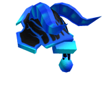 Left Demon Lord Shoulder Guard(Black and Blue)