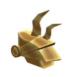 Left Gold Coated Shoulder Guard