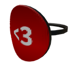 <3 to </3 Heart Changing Mask - Red