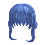 Light Blue Cute Short Hair