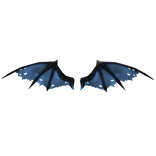 Light blue shinigami wings