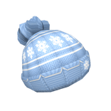 Light Blue Snow Beanie