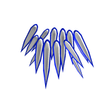 Light Blue Tendril Robe