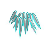 Light Teal Tendril Robe