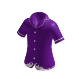 Lilac Silk Pajama Shirt